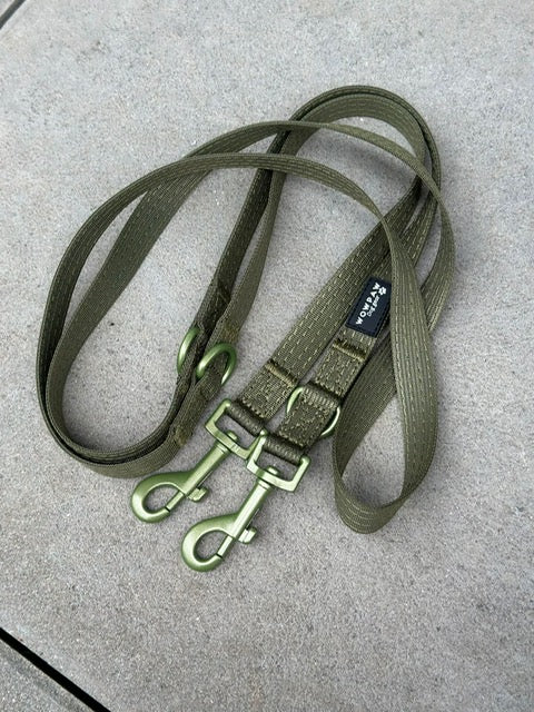 Standard Hundeleine S verstellbar Länge 2m Army Green Edition