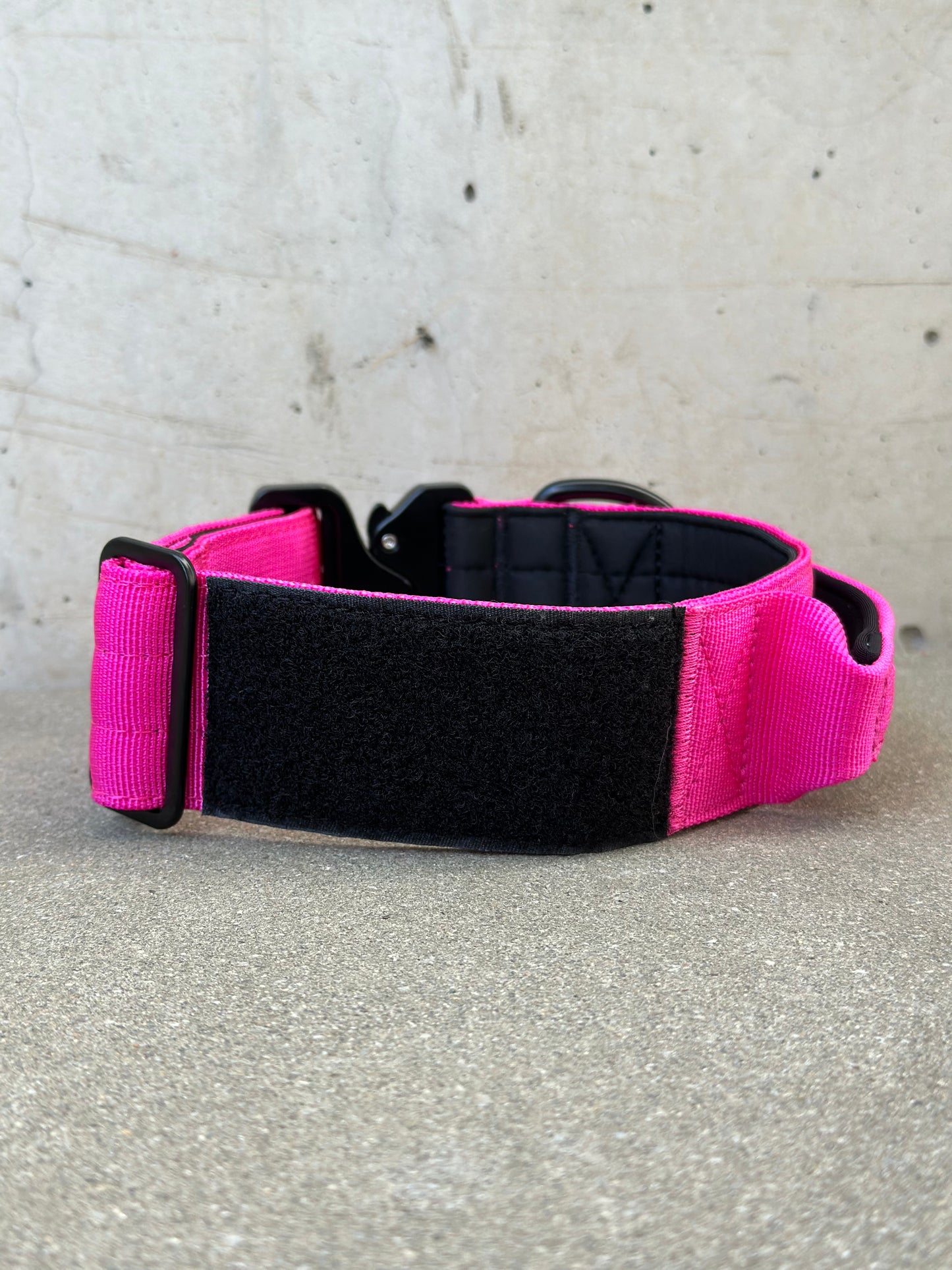 Taktisches Patch Halsband mit Griff Magenta