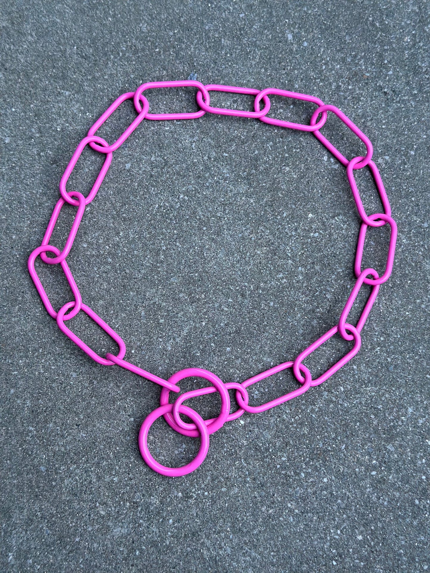 Hundekette Pulver Beschichtet Pink