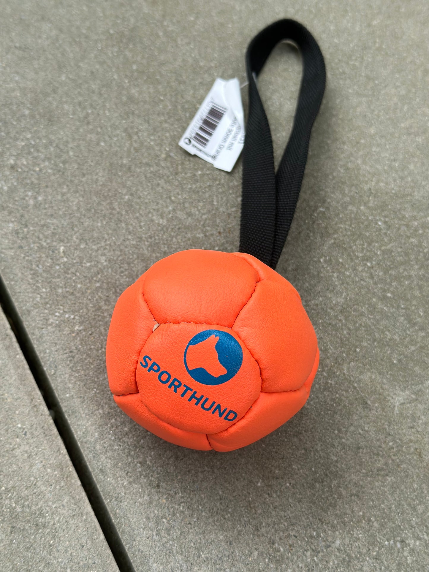 TRAININGSBALL MIT HANDSCHLAUFE 90MM ORANGE