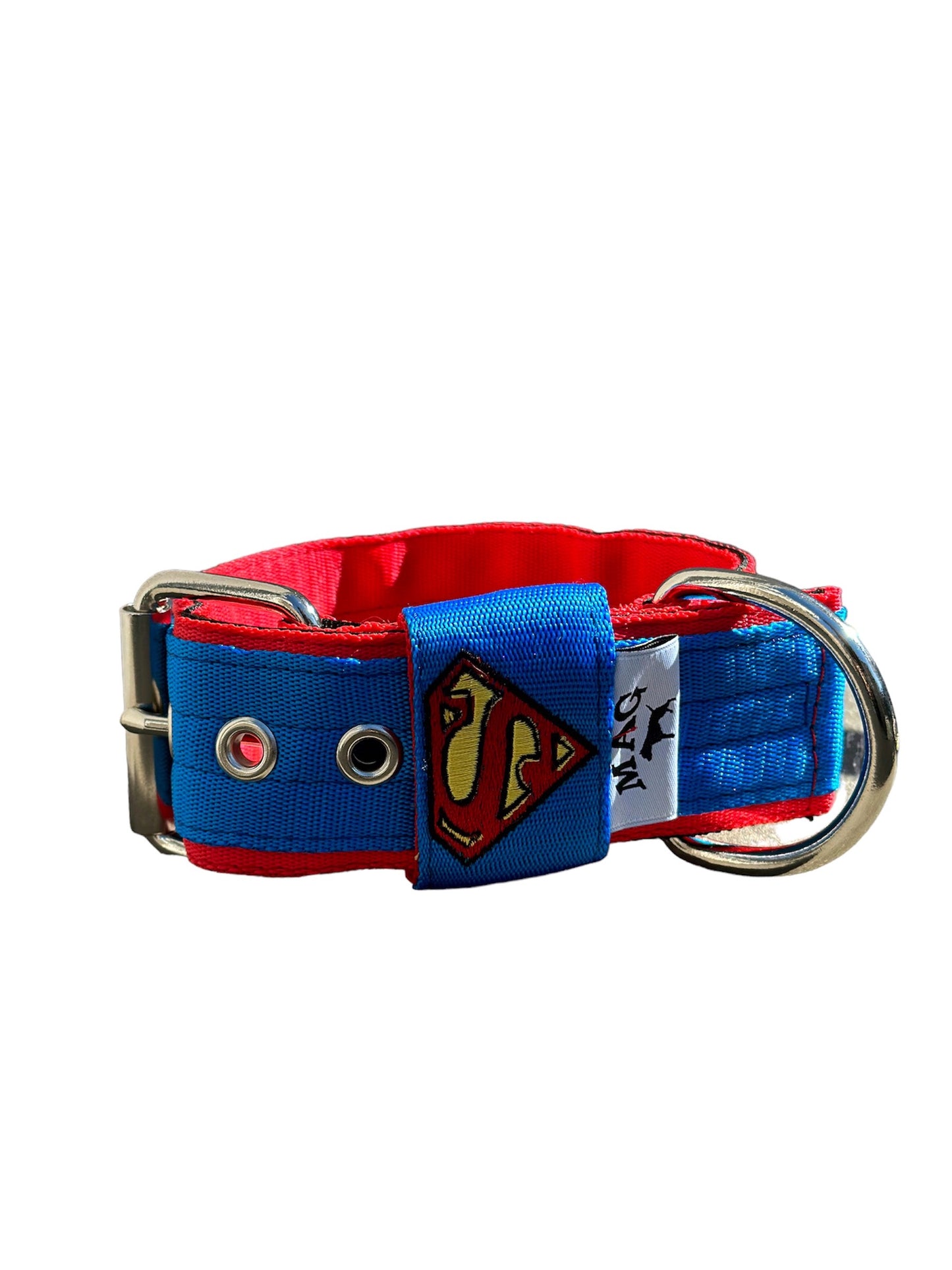 Collare per cani MAG Web Superman Blu