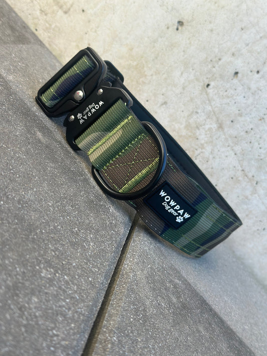 LED-Hundehalsband Army Green Camouflage Größe M