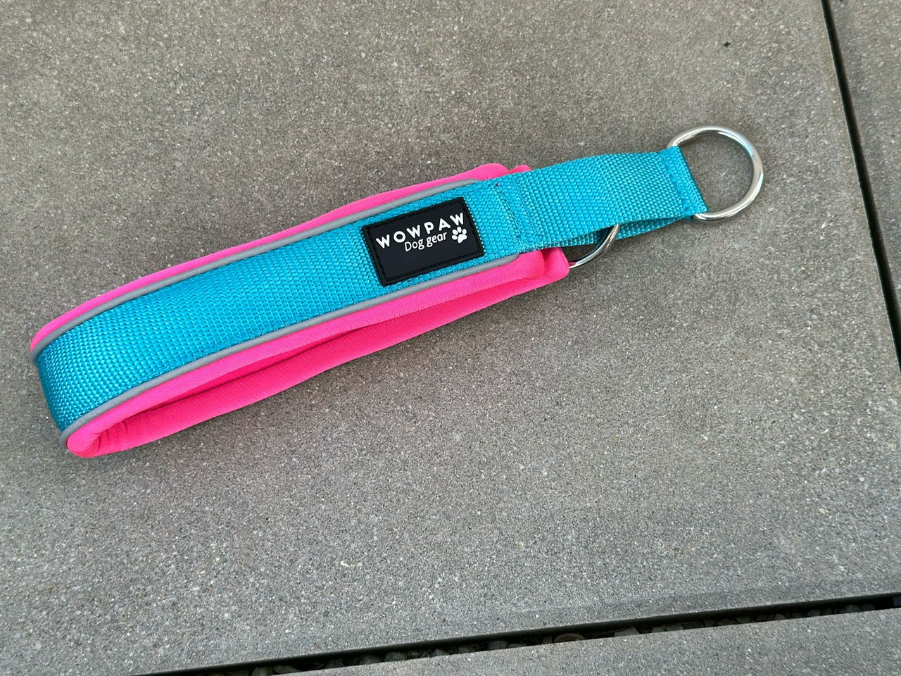 Zugstopp Hundehalsband Blau M